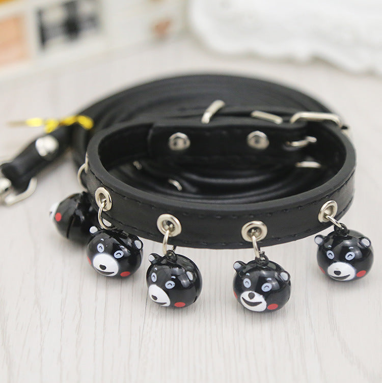 Dog and Cat Collars with Bell and Leash for Pets