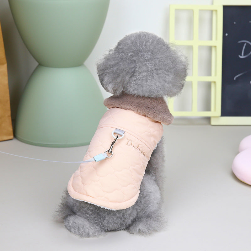Cotton Coat Pet Vest for Small Dogs in Autumn/Winter