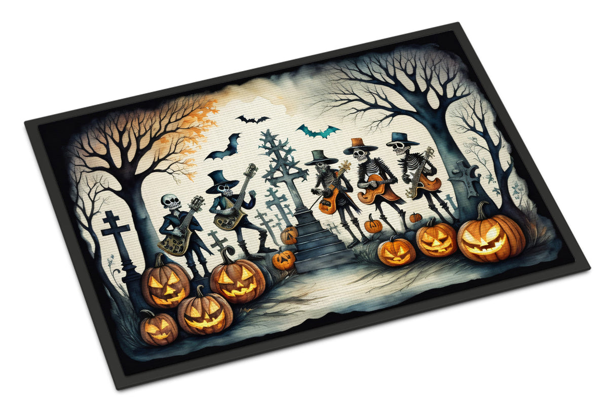 Mariachi Skeleton Band Spooky Halloween Doormat