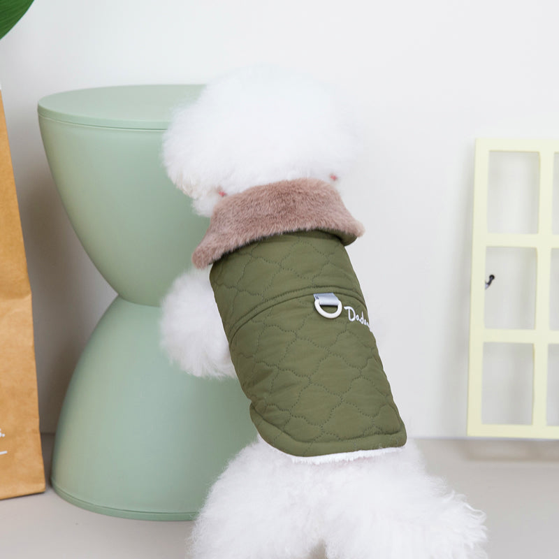 Cotton Coat Pet Vest for Small Dogs in Autumn/Winter