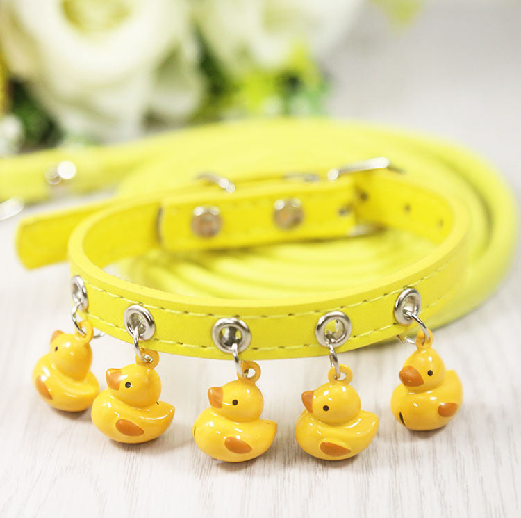 Dog and Cat Collars with Bell and Leash for Pets