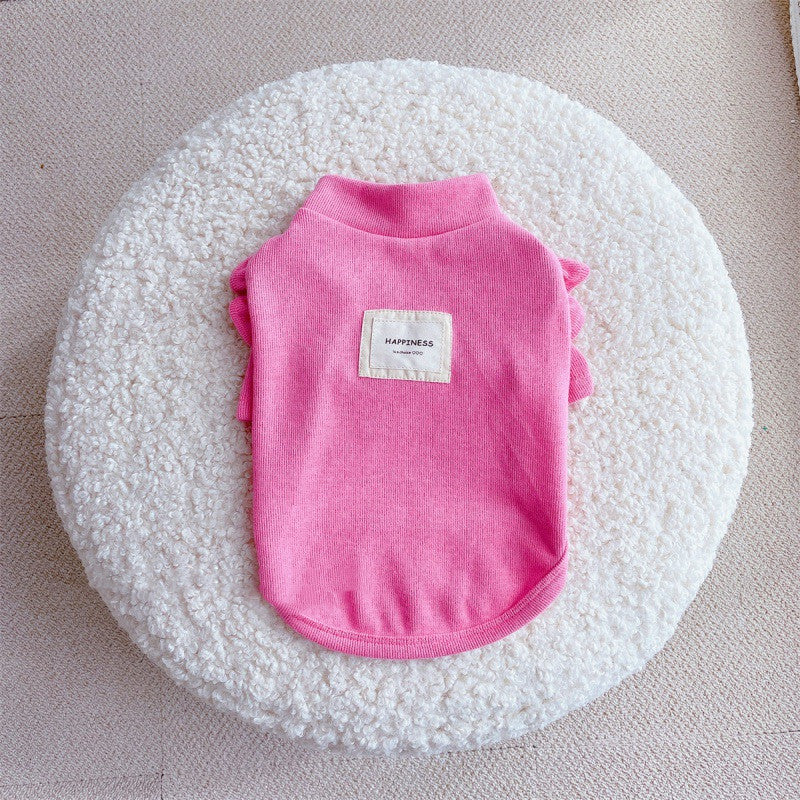 Knitwear Dog Clothes with Small Flying Sleeves